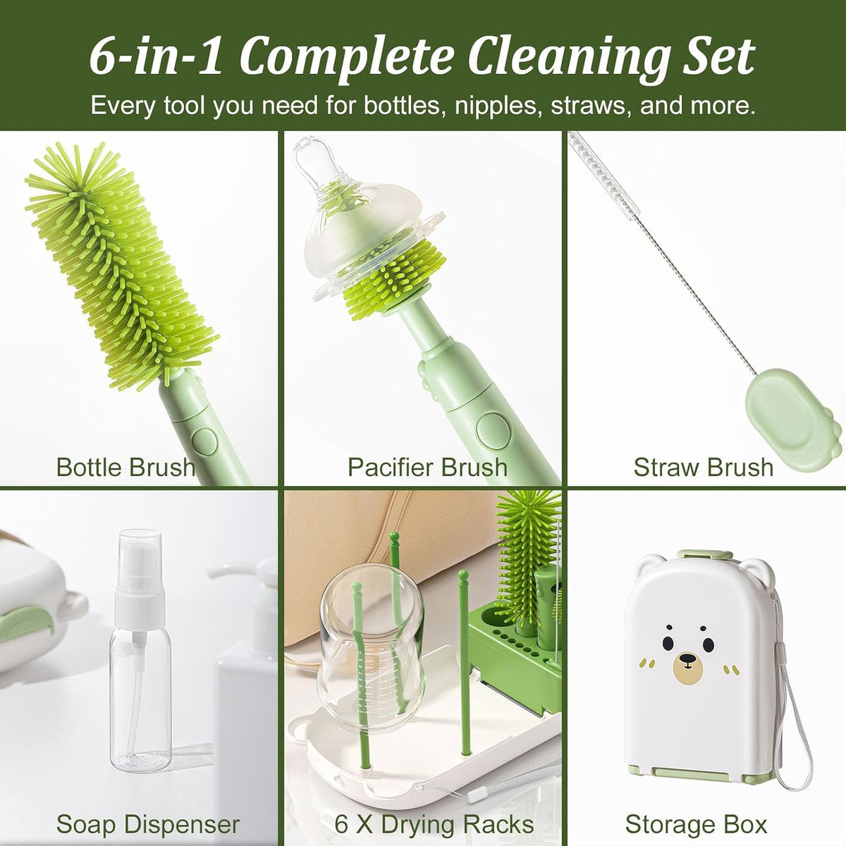 HappiWee™ Baby Bottle Cleaning Kit