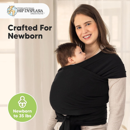 HappiWee™ Baby Wrap Carrier – Hands-Free Comfort & Support