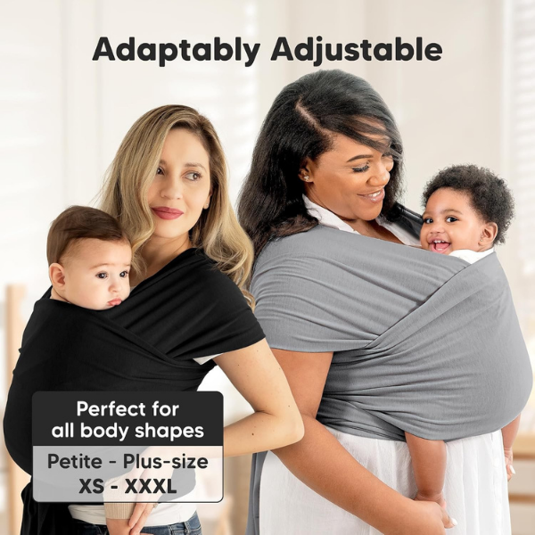 HappiWee™ Baby Wrap Carrier – Hands-Free Comfort & Support