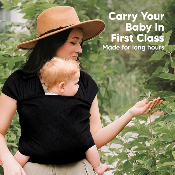 HappiWee™ Baby Wrap Carrier – Hands-Free Comfort & Support