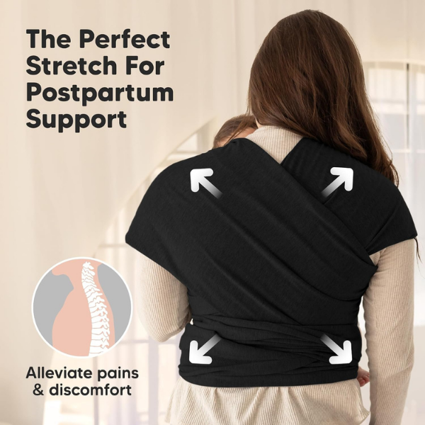 HappiWee™ Baby Wrap Carrier – Hands-Free Comfort & Support