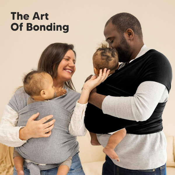 HappiWee™ Baby Wrap Carrier – Hands-Free Comfort & Support